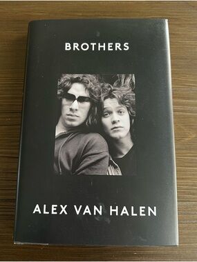 Alex Van Halen "Brothers" Hardcover Photo Book - Black